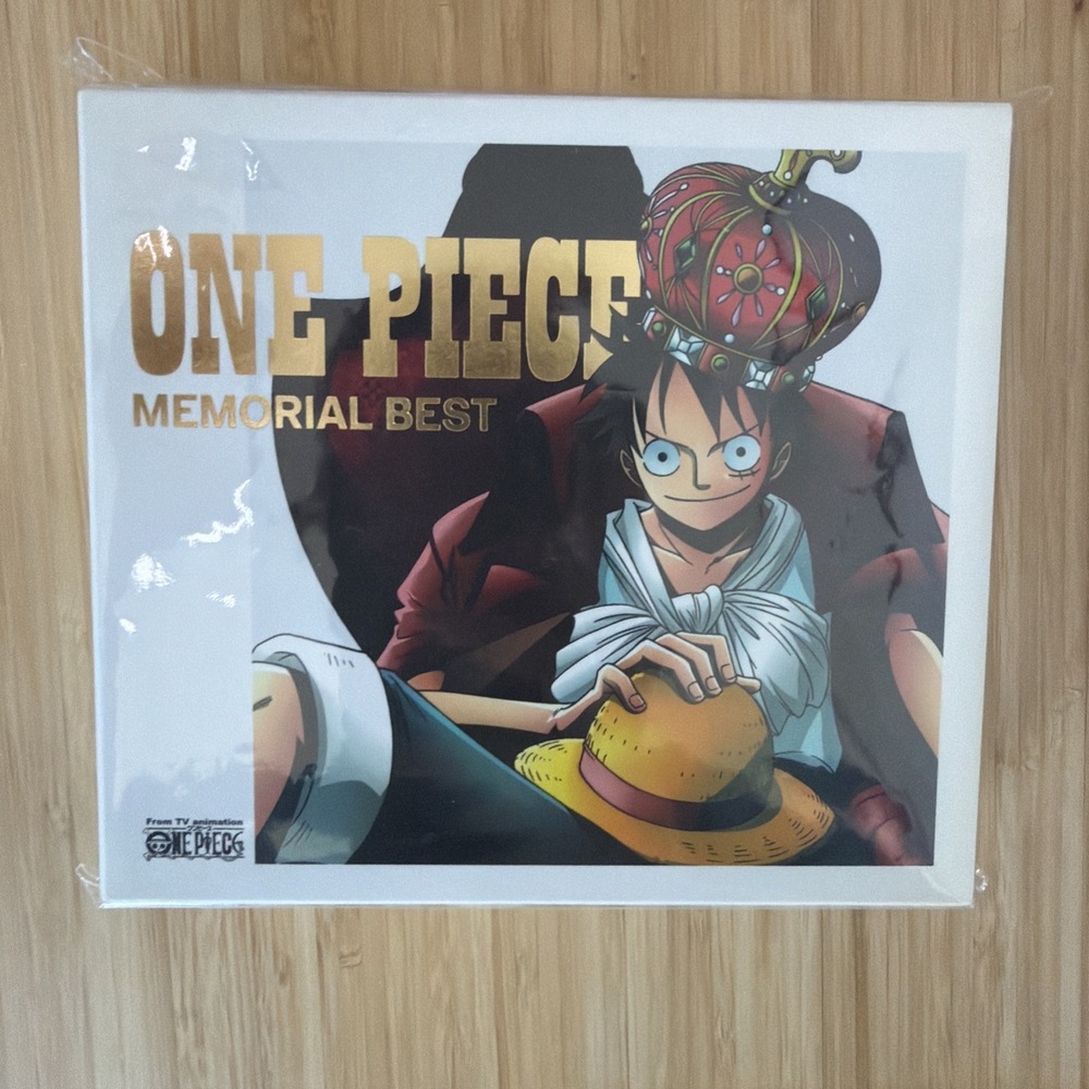 One Piece Memorial Best Soundtrack Japan 2 CD +‎ DVD Set Wrapped Avex Mode Anime